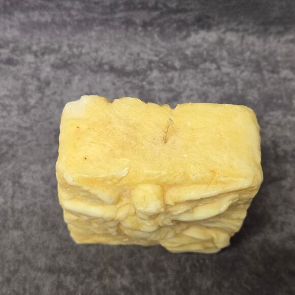 Large Angelic Angel Carved Wax Candle - Decorative Home Decor - Picture 5 of 10